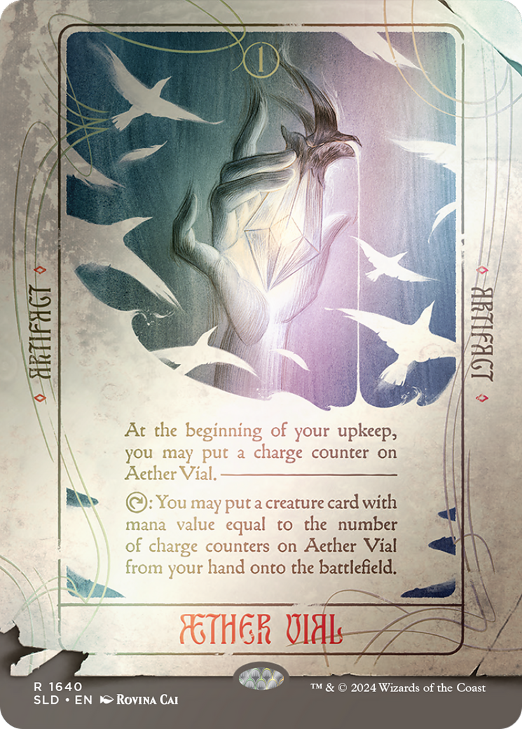 Aether Vial (Rainbow Foil) [Secret Lair Drop Series] | Rook's Games and More