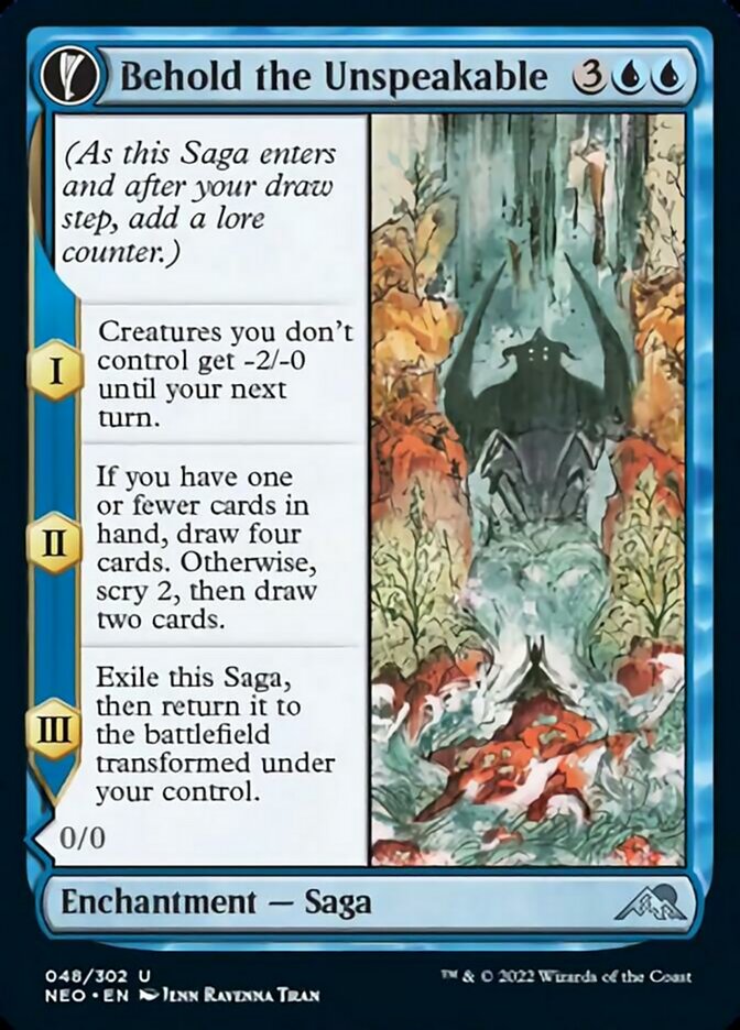 Behold the Unspeakable // Vision of the Unspeakable [Kamigawa: Neon Dynasty] | Rook's Games and More