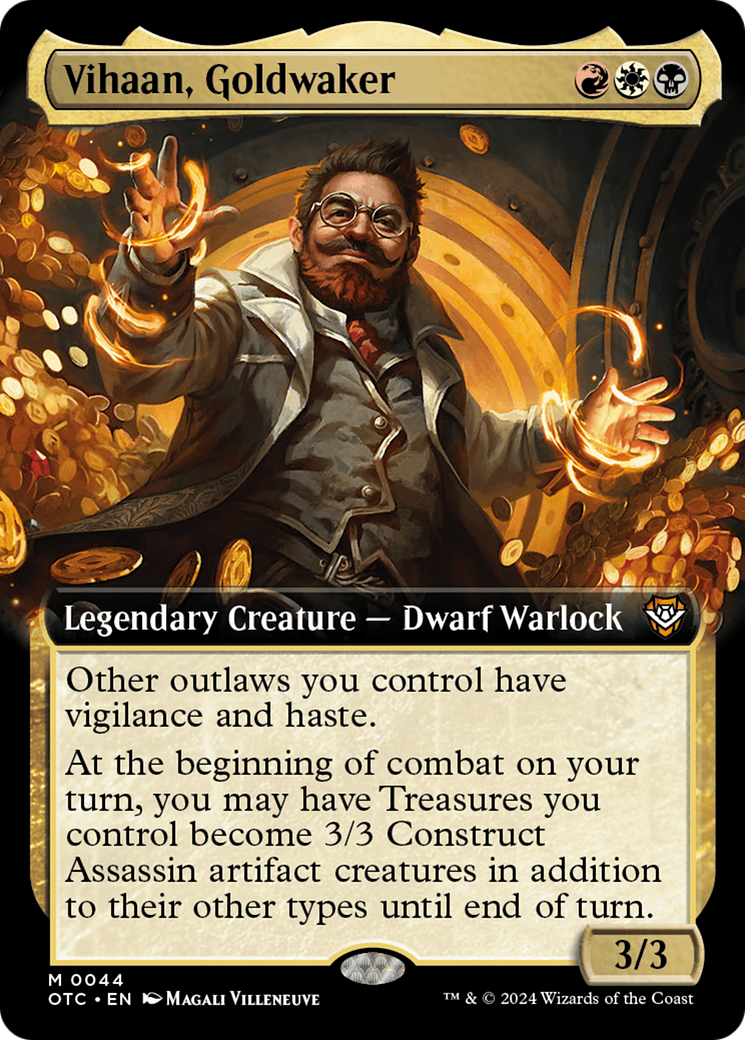 Vihaan, Goldwaker (Extended Art) [Outlaws of Thunder Junction Commander] | Rook's Games and More