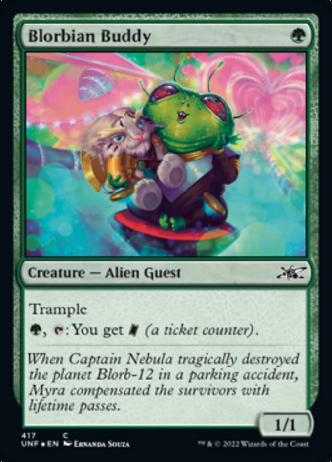 Blorbian Buddy (Galaxy Foil) [Unfinity] | Rook's Games and More