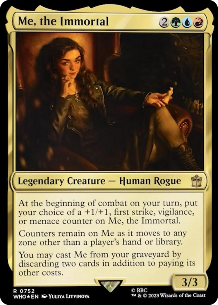 Me, the Immortal (Surge Foil) [Doctor Who] | Rook's Games and More