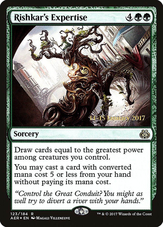 Rishkar's Expertise [Aether Revolt Prerelease Promos] | Rook's Games and More