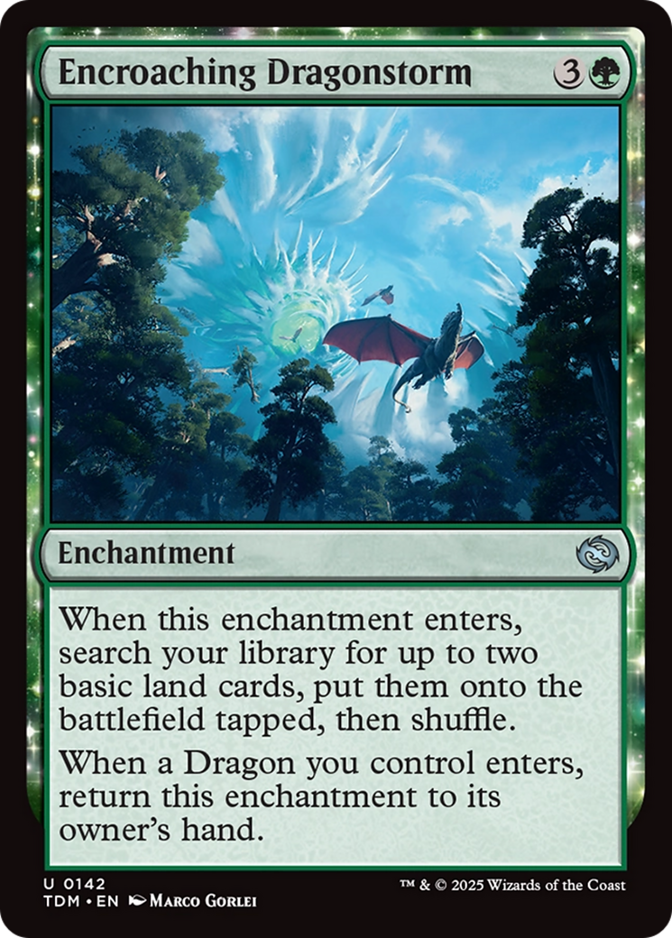 Encroaching Dragonstorm [Tarkir: Dragonstorm] | Rook's Games and More