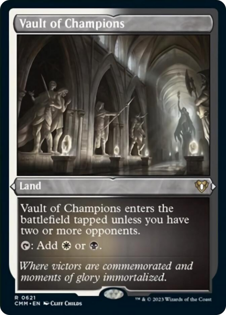 Vault of Champions (Foil Etched) [Commander Masters] | Rook's Games and More