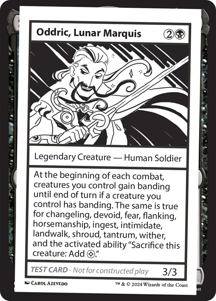 Oddric, Lunar Marquis [Mystery Booster 2 Playtest Cards] | Rook's Games and More