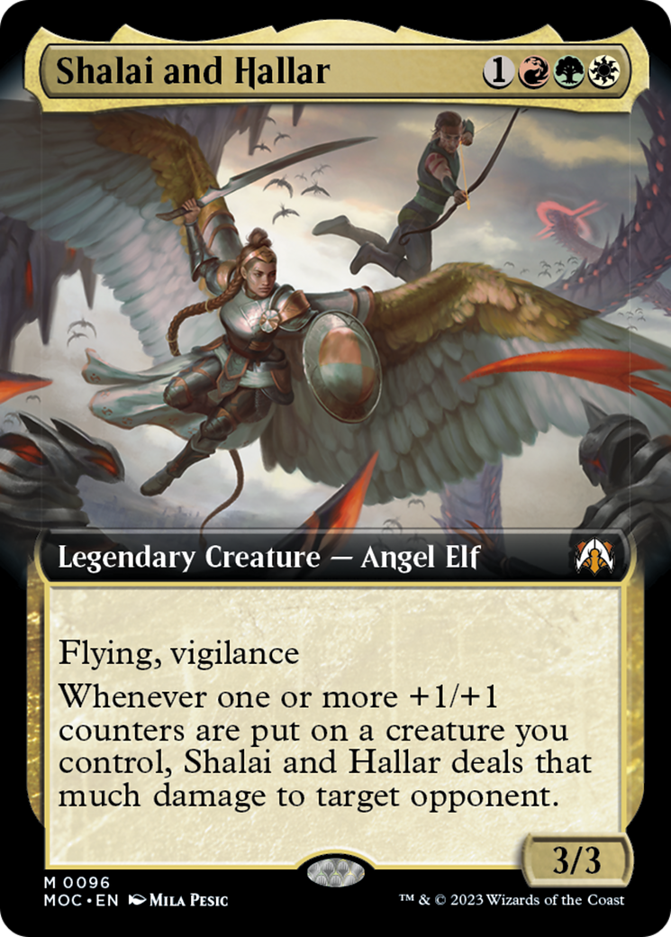 Shalai and Hallar (Extended Art) [March of the Machine Commander] | Rook's Games and More