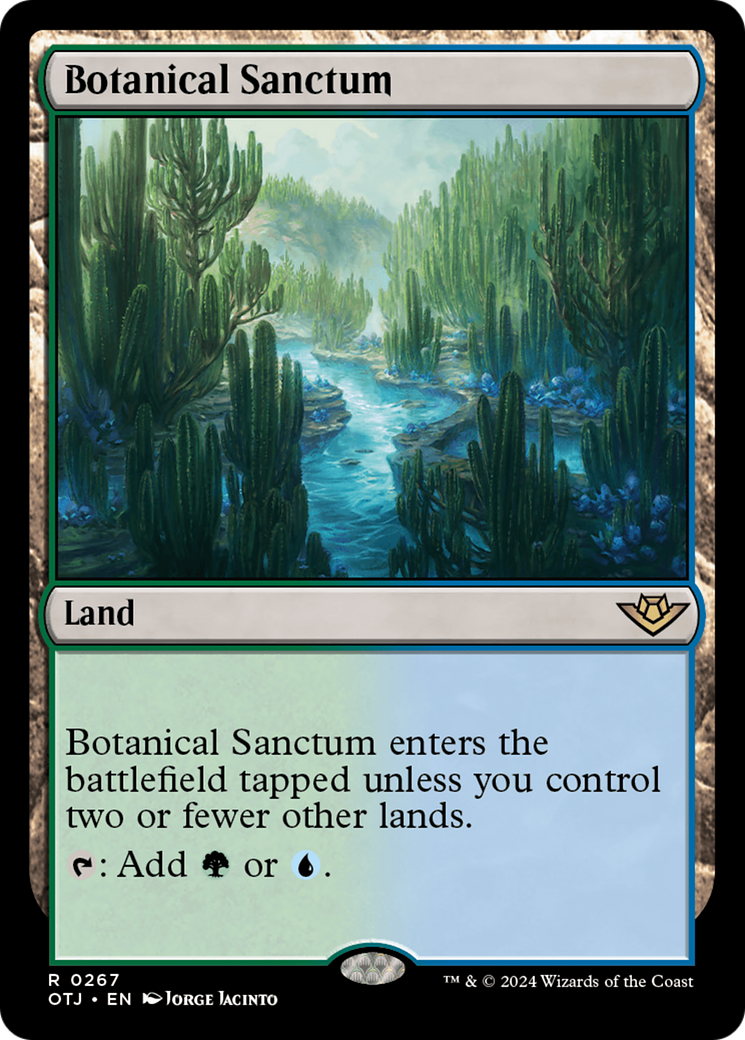 Botanical Sanctum [Outlaws of Thunder Junction] | Rook's Games and More