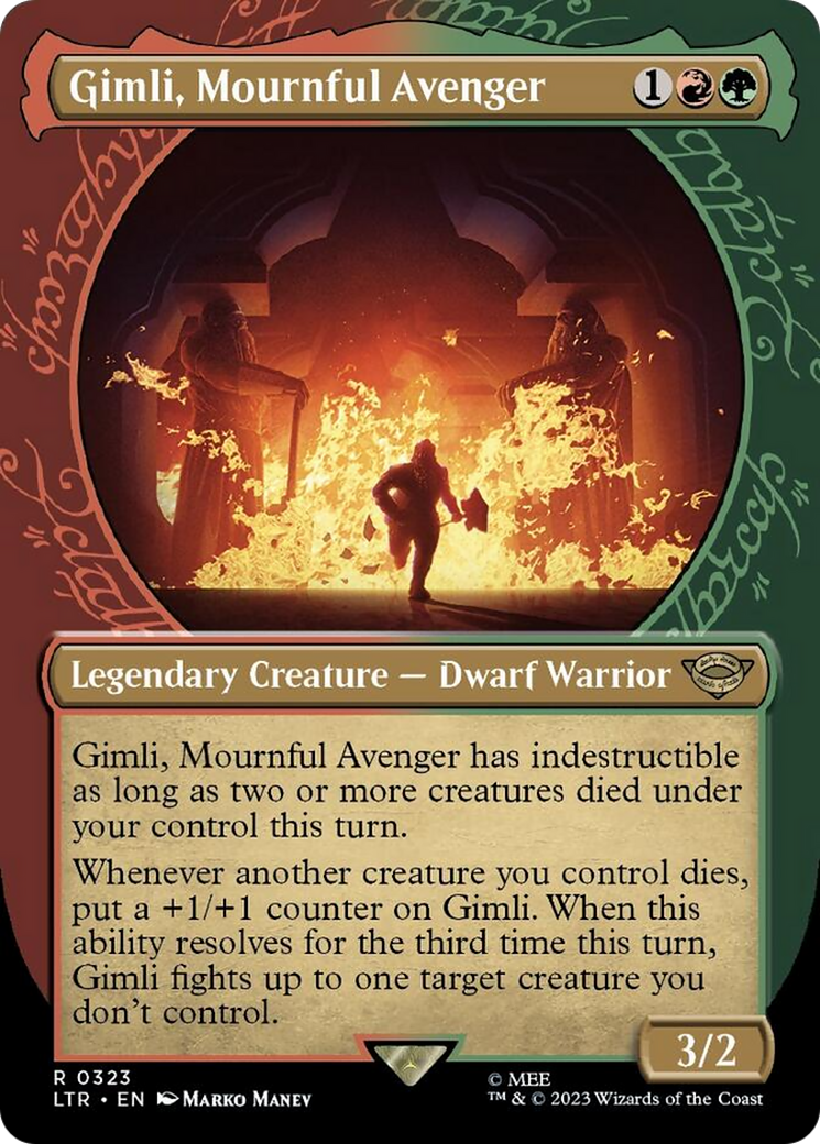 Gimli, Mournful Avenger (Showcase Ring Frame) [The Lord of the Rings: Tales of Middle-Earth] | Rook's Games and More