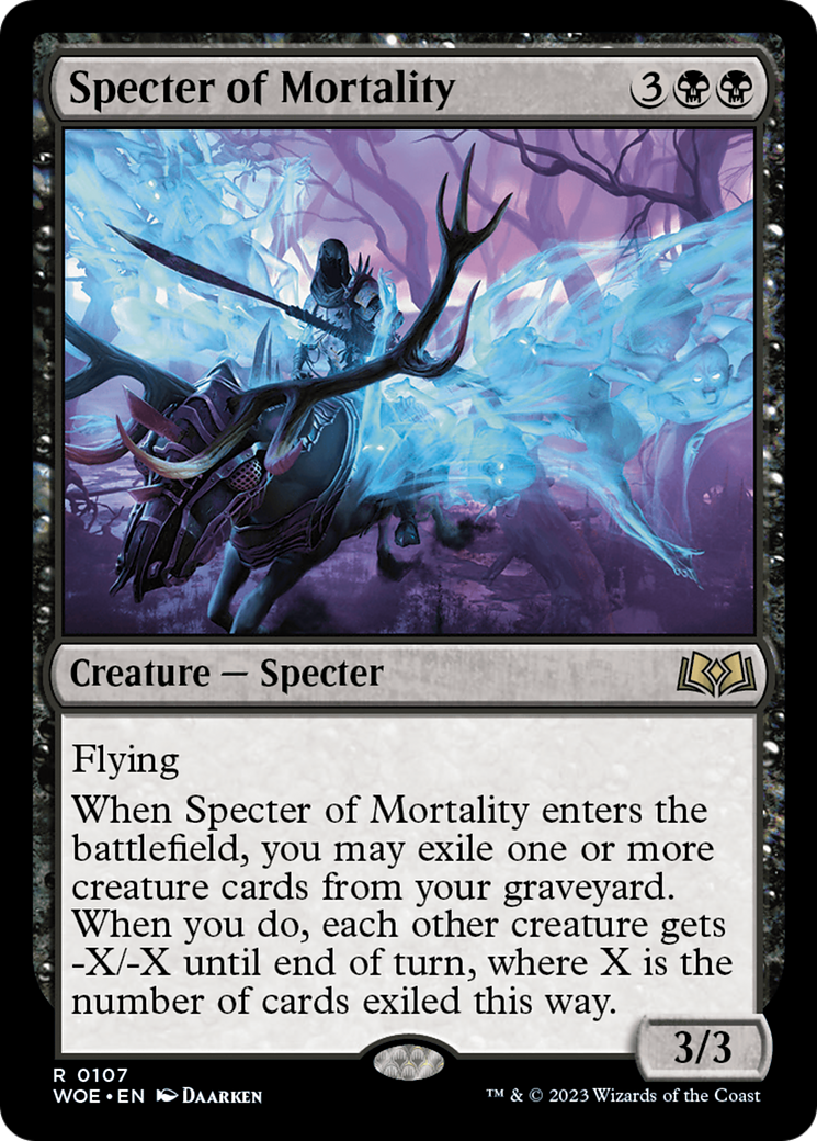 Specter of Mortality [Wilds of Eldraine] | Rook's Games and More