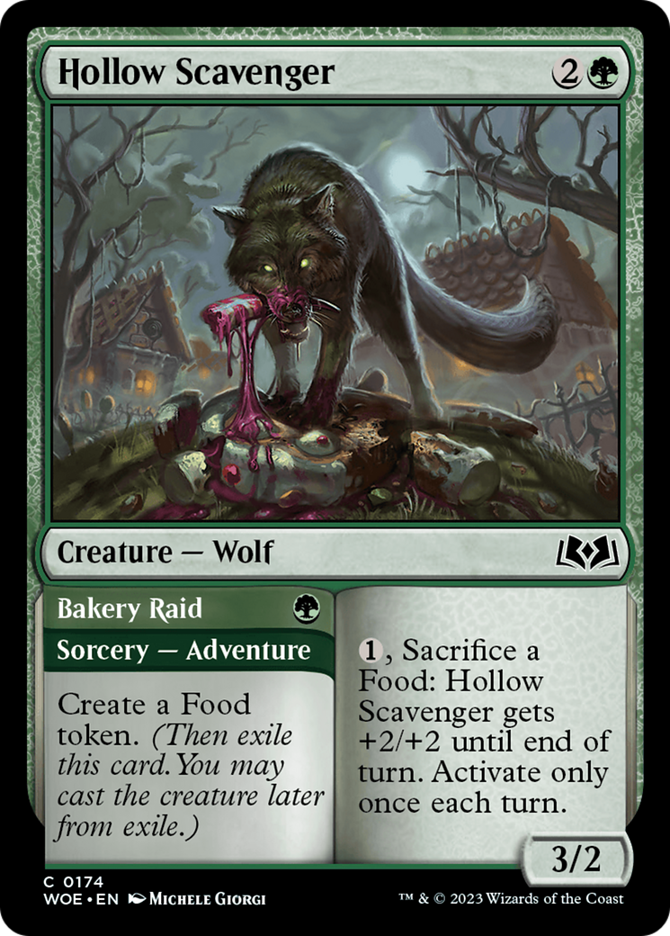Hollow Scavenger // Bakery Raid [Wilds of Eldraine] | Rook's Games and More