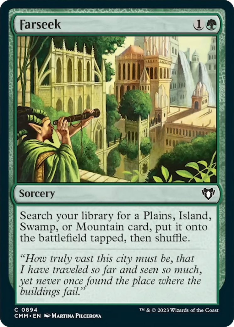 Farseek [Commander Masters] | Rook's Games and More