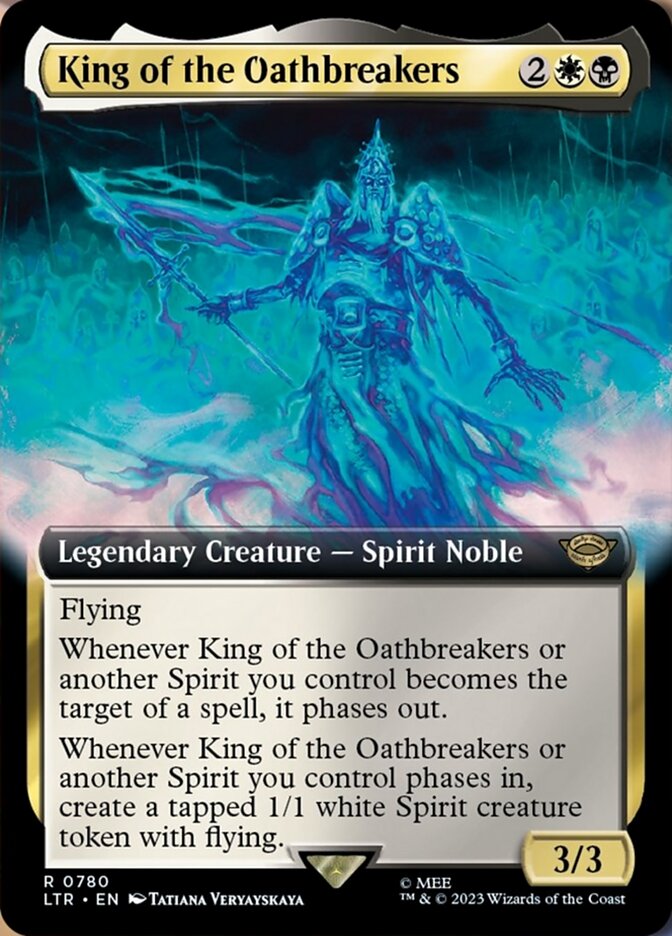 King of the Oathbreakers (Extended Art) (Surge Foil) [The Lord of the Rings: Tales of Middle-Earth] | Rook's Games and More