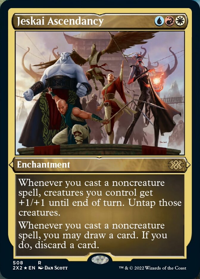 Jeskai Ascendancy (Foil Etched) [Double Masters 2022] | Rook's Games and More