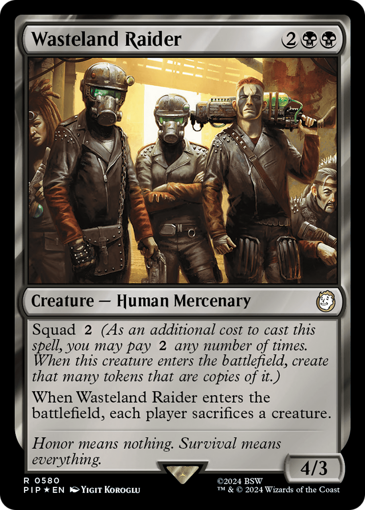 Wasteland Raider (Surge Foil) [Fallout] | Rook's Games and More