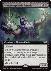 Metamorphosis Fanatic (Extended Art) [Duskmourn: House of Horror Commander] | Rook's Games and More