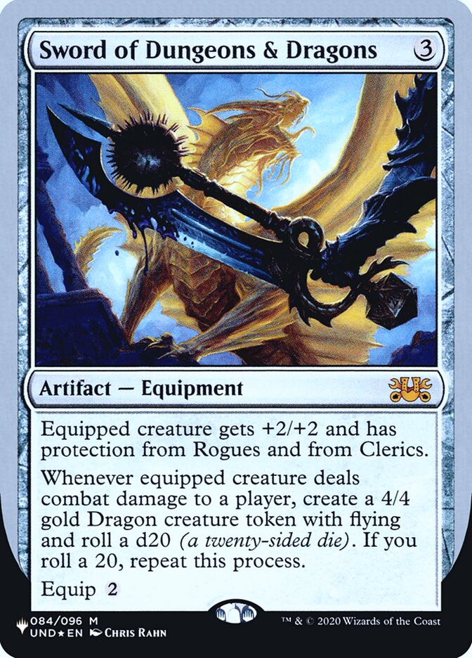 Sword of Dungeons & Dragons (Unfinity Foil Edition) [The List] | Rook's Games and More