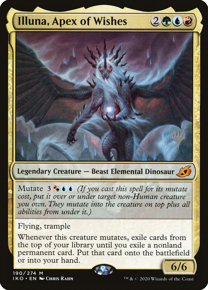 Illuna, Apex of Wishes (Promo Pack) [Ikoria: Lair of Behemoths Promos] | Rook's Games and More