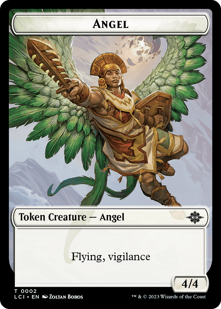 Angel Token [The Lost Caverns of Ixalan Tokens] | Rook's Games and More