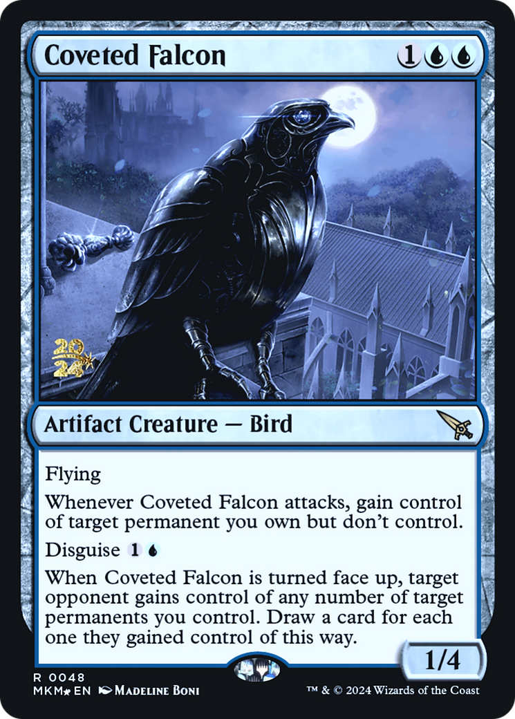 Coveted Falcon [Murders at Karlov Manor Prerelease Promos] | Rook's Games and More