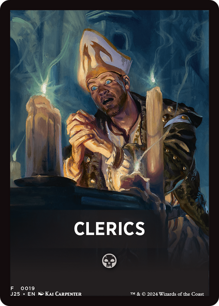 Clerics Theme Card [Foundations Jumpstart Front Cards] | Rook's Games and More