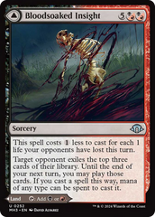 Bloodsoaked Insight // Sanguine Morass [Modern Horizons 3] | Rook's Games and More