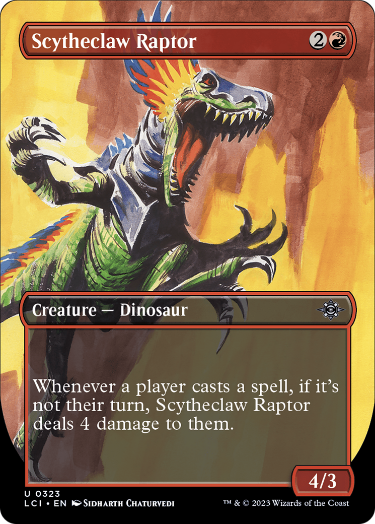 Scytheclaw Raptor (Borderless) [The Lost Caverns of Ixalan] | Rook's Games and More