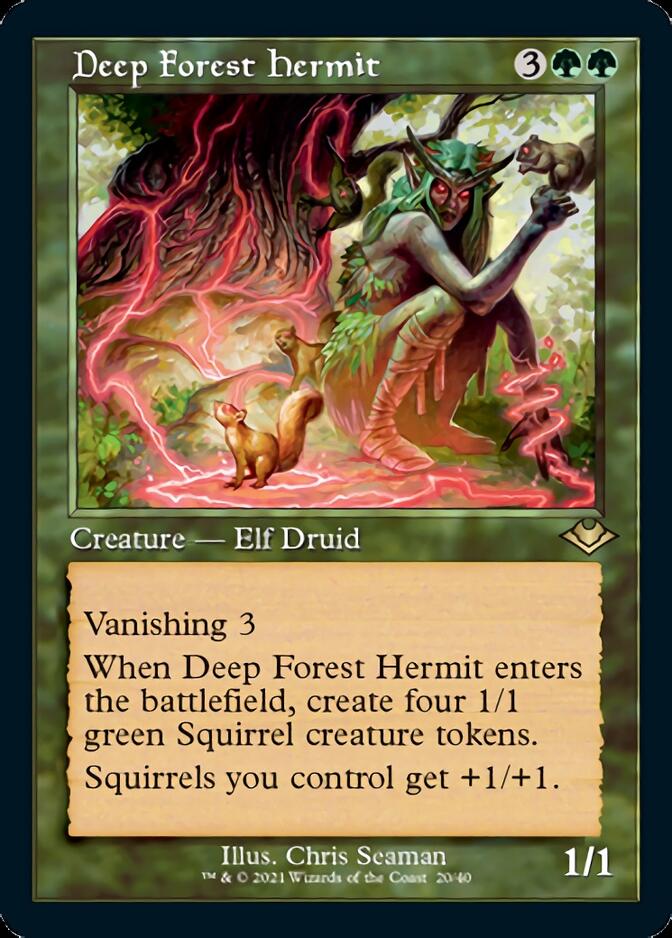 Deep Forest Hermit (Retro Foil Etched) [Modern Horizons] | Rook's Games and More