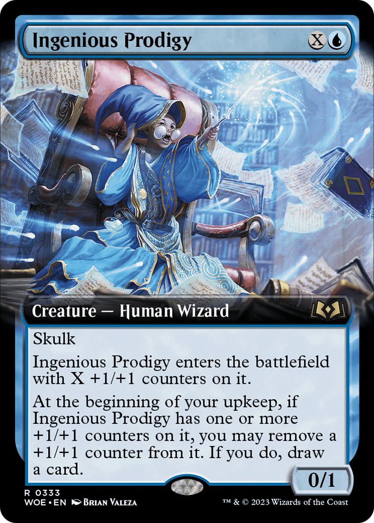 Ingenious Prodigy (Extended Art) [Wilds of Eldraine] | Rook's Games and More