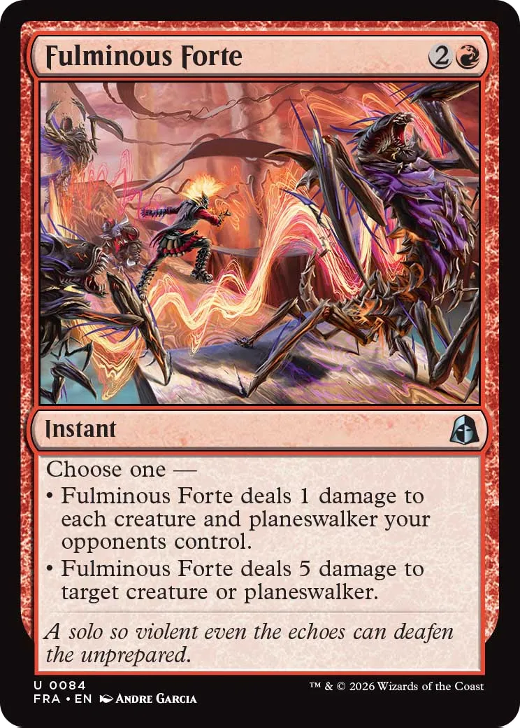 Fulminous Forte [Reality Fracture] | Rook's Games and More