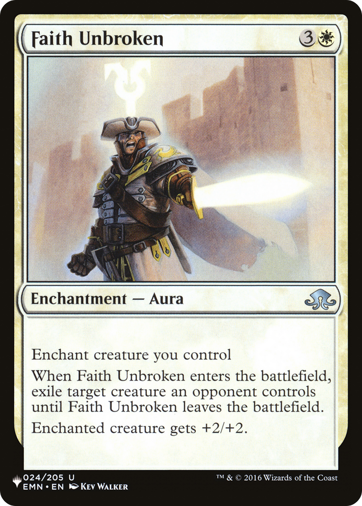 Faith Unbroken [The List Reprints] | Rook's Games and More