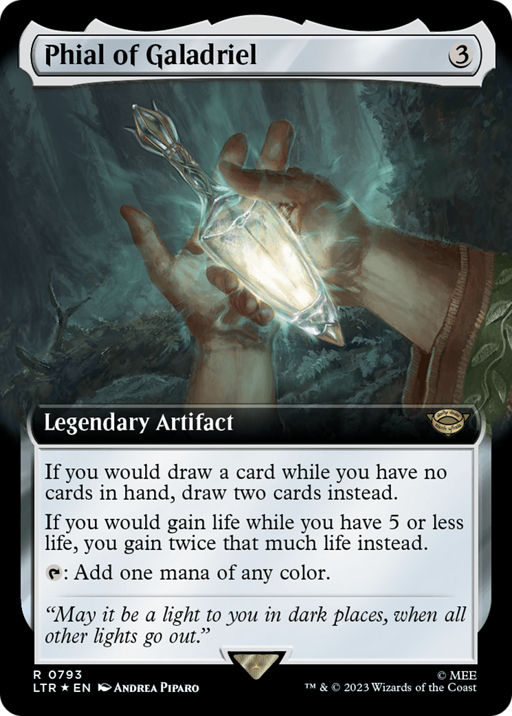 Phial of Galadriel (Extended Art) (Surge Foil) [The Lord of the Rings: Tales of Middle-Earth] | Rook's Games and More