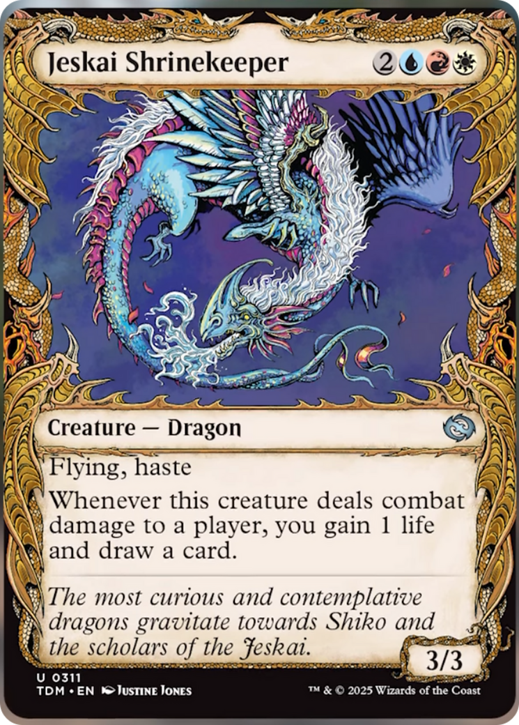 Jeskai Shrinekeeper (Showcase) [Tarkir: Dragonstorm] | Rook's Games and More