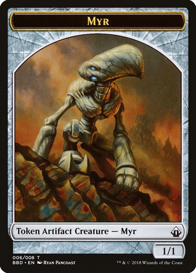 Myr Token [Battlebond Tokens] | Rook's Games and More