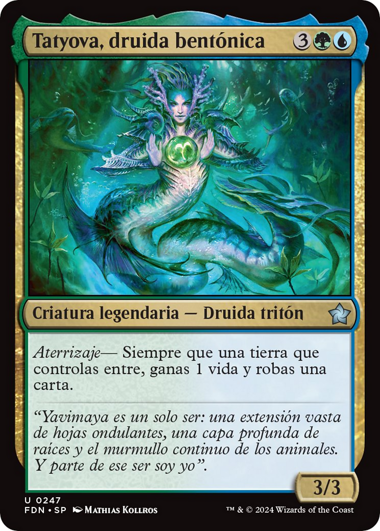 Tatyova, Benthic Druid [Foundations] | Rook's Games and More