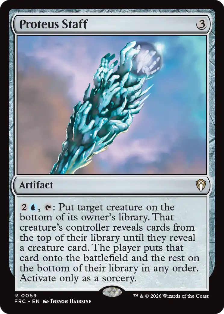 Proteus Staff [Reality Fracture Commander] | Rook's Games and More