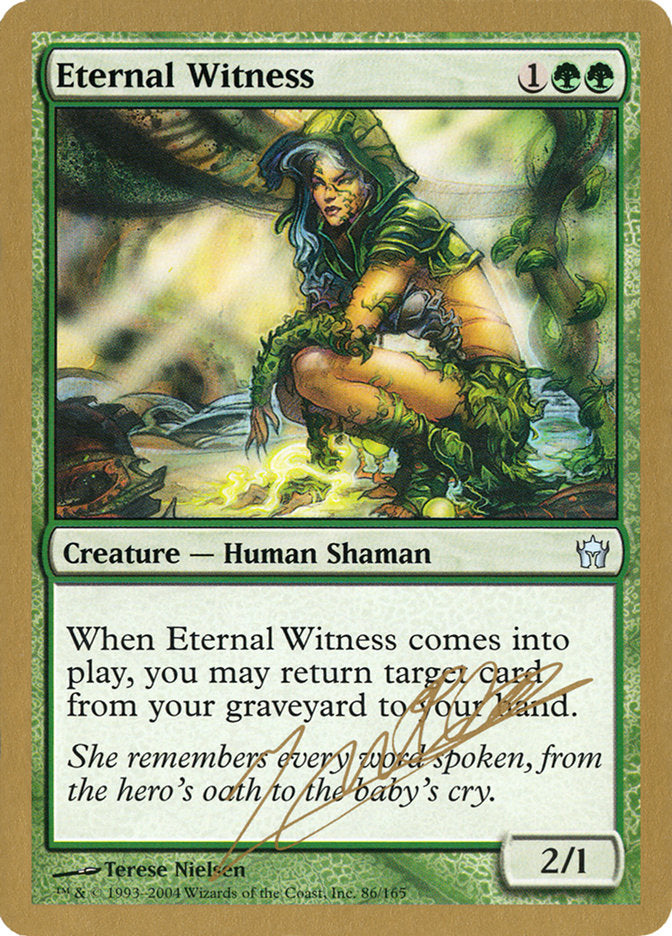 Eternal Witness (Julien Nuijten) [World Championship Decks 2004] | Rook's Games and More
