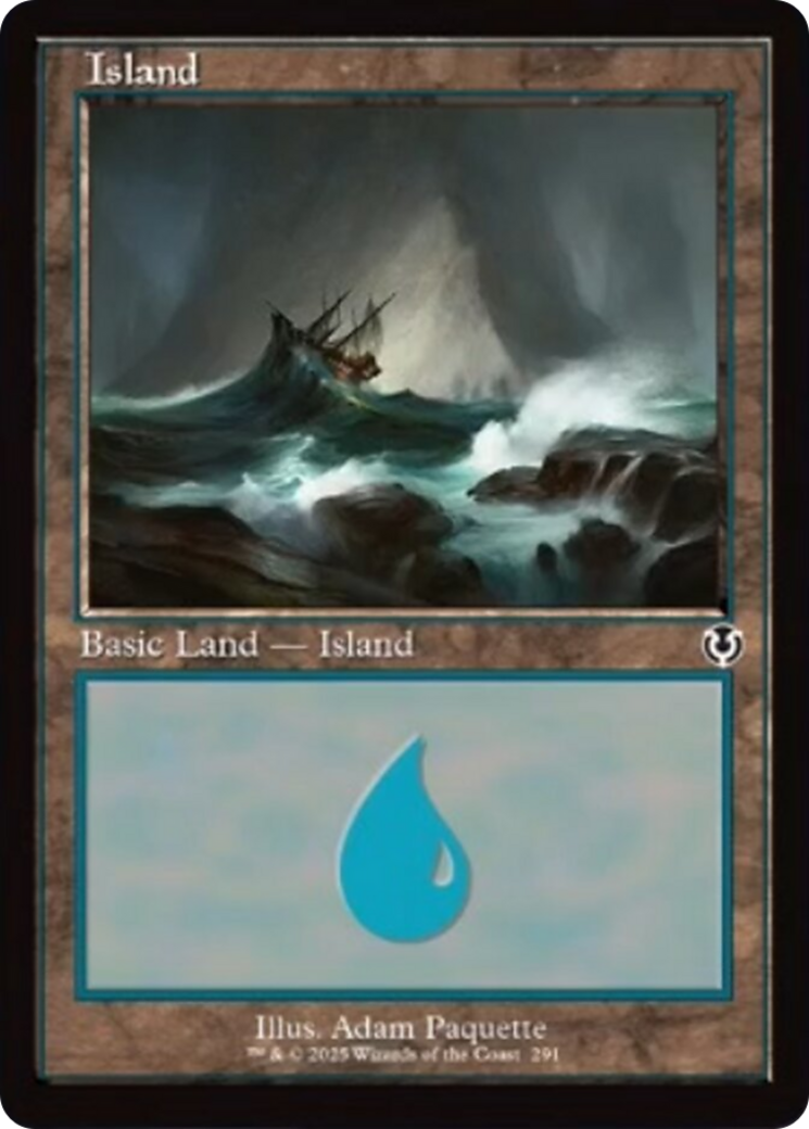 Island (291) (Retro Frame) [Innistrad Remastered] | Rook's Games and More