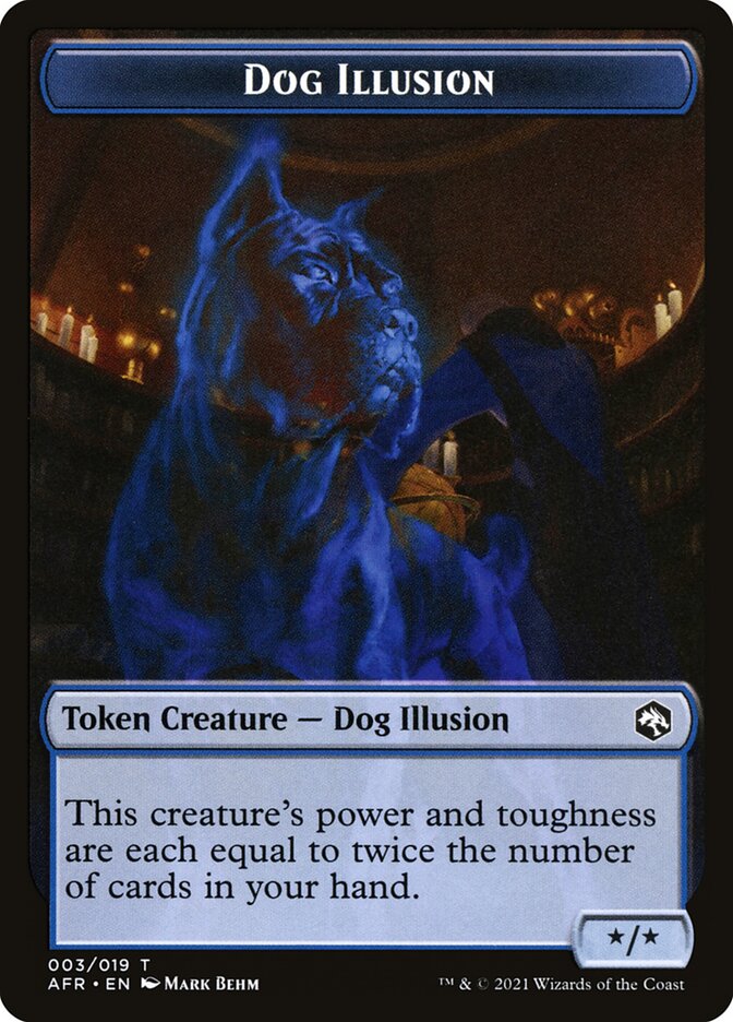 Angel // Dog Illusion Double-Sided Token [Dungeons & Dragons: Adventures in the Forgotten Realms Tokens] | Rook's Games and More