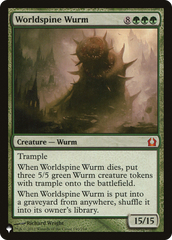 Worldspine Wurm [The List] | Rook's Games and More