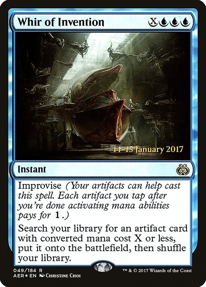 Whir of Invention [Aether Revolt Prerelease Promos] | Rook's Games and More