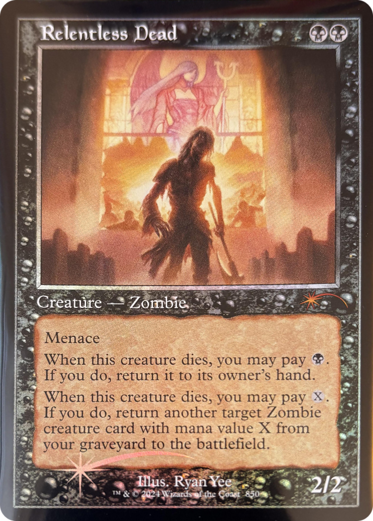 Relentless Dead (Retro Frame) [Secret Lair Drop Series] | Rook's Games and More