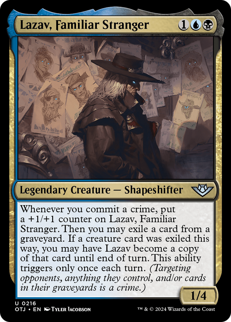 Lazav, Familiar Stranger [Outlaws of Thunder Junction] | Rook's Games and More