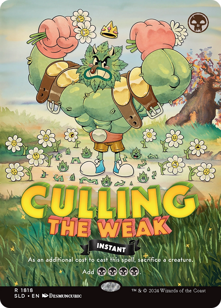 Culling the Weak (Rainbow Foil) [Secret Lair Drop Series] | Rook's Games and More