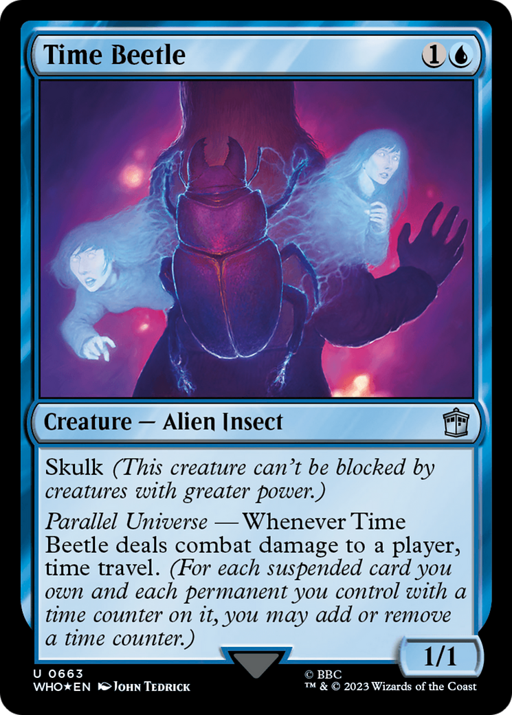 Time Beetle (Surge Foil) [Doctor Who] | Rook's Games and More