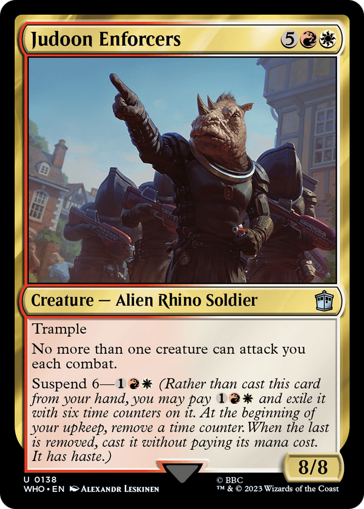 Judoon Enforcers [Doctor Who] | Rook's Games and More