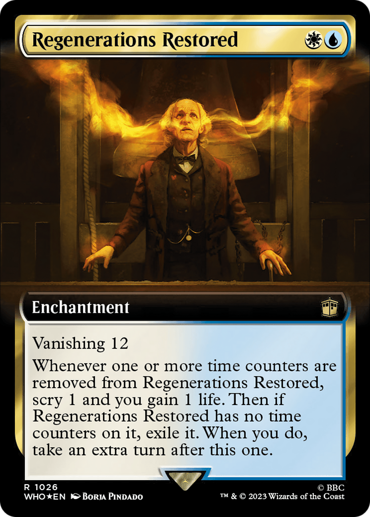 Regenerations Restored (Extended Art) (Surge Foil) [Doctor Who] | Rook's Games and More