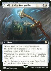 Staff of the Storyteller (Extended Art) [Phyrexia: All Will Be One Commander] | Rook's Games and More