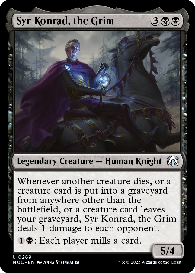 Syr Konrad, the Grim [March of the Machine Commander] | Rook's Games and More