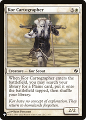 Kor Cartographer [The List Reprints] | Rook's Games and More