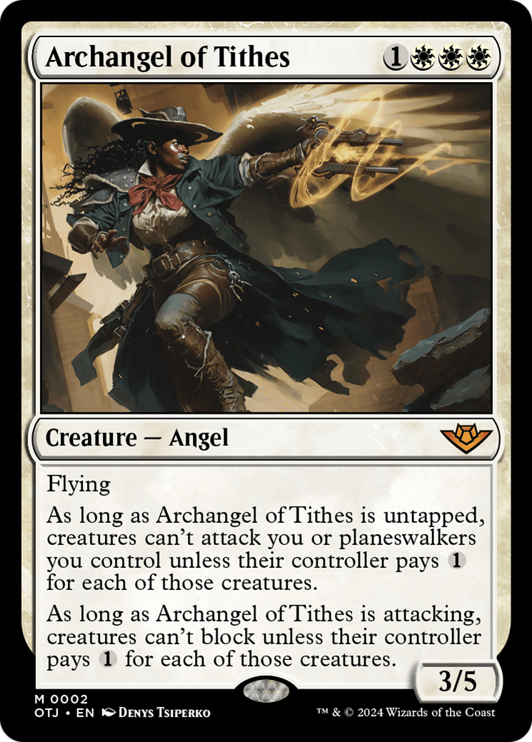 Archangel of Tithes [Outlaws of Thunder Junction] | Rook's Games and More